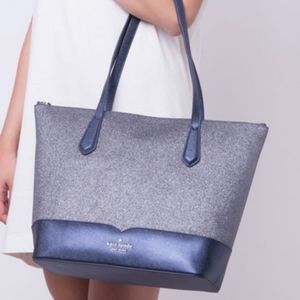 LIKE NEW Kate Spade Lola Glitter Shoulder Tote Bag-Giftable!